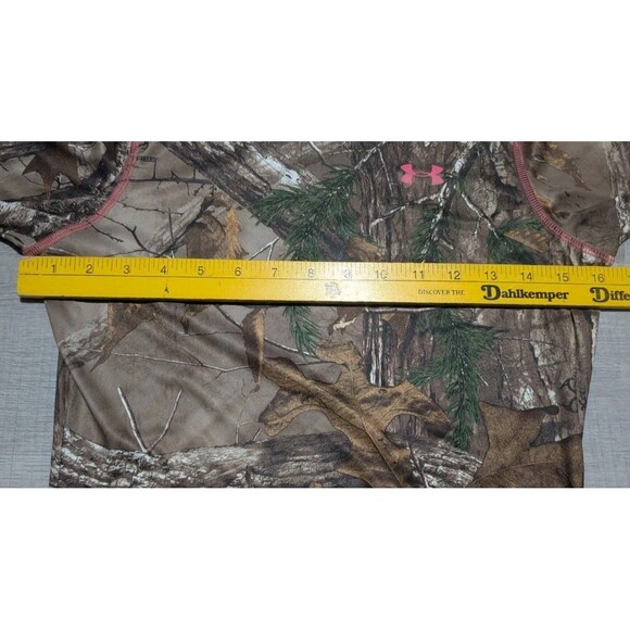 Under Armour Shirt Women Sz S Camo Heat Gear Scent Control Long Sleeve Realtree - Picture 7 of 7